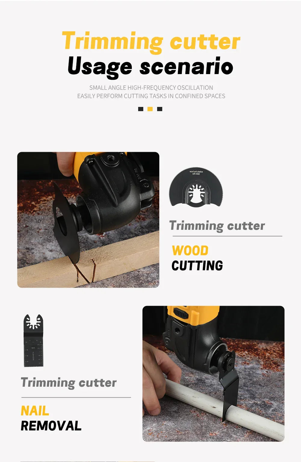 Utensile oscillante DeWalt Brushless a sgancio rapido — strumento multifunzionale, macchina da taglio elettrica ricaricabile