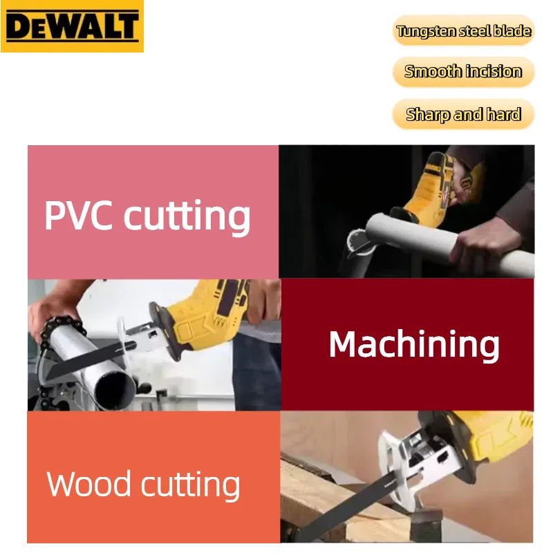 Dewalt 2800 RPM 3999 W Sega Elettrica Brushless 20 V — Sega reciproca cordless per taglio di metallo, legno e tubi, utensile elettrico potente