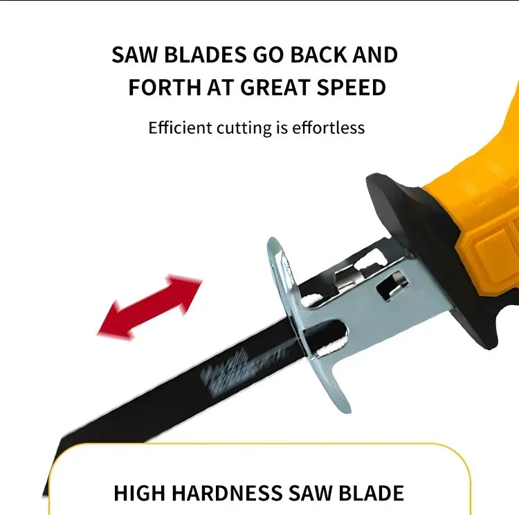 Sega reciproca elettrica brushless Dewalt 20V — utensile cordless da 2800 RPM per tagliare metallo, legno e tubi