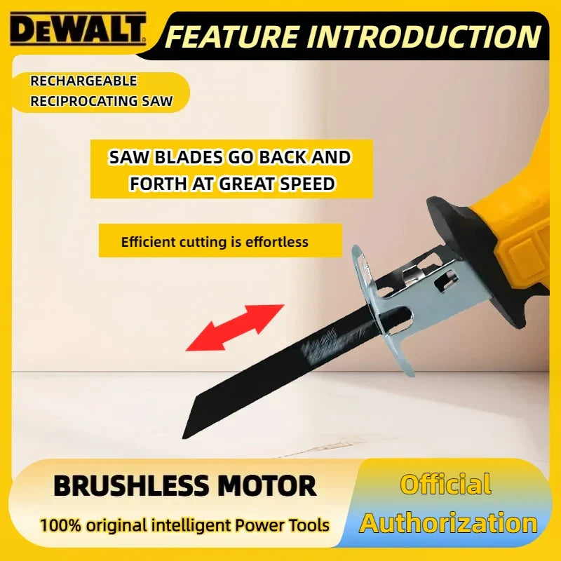 Sega reciproca elettrica brushless Dewalt 20V — utensile cordless da 2800 RPM per tagliare metallo, legno e tubi