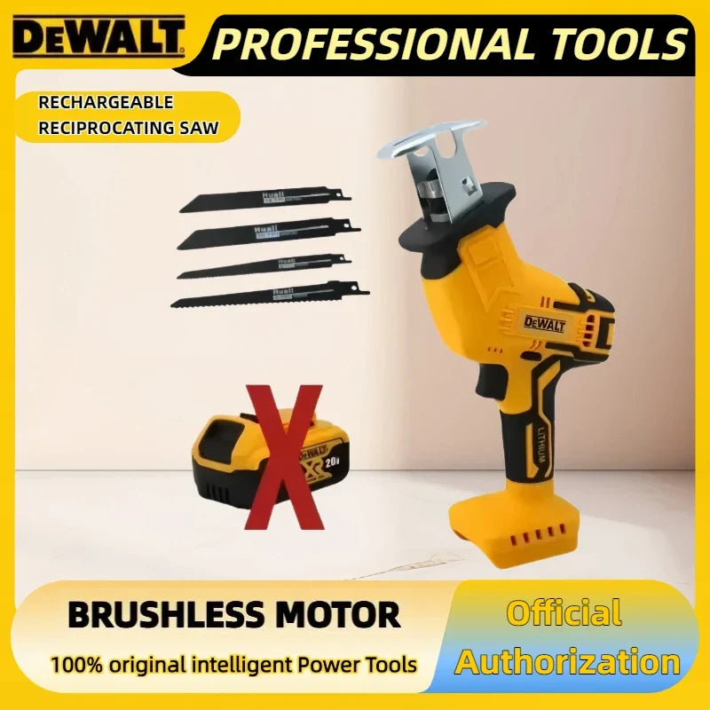 Sega reciproca elettrica brushless Dewalt 20V — utensile cordless da 2800 RPM per tagliare metallo, legno e tubi