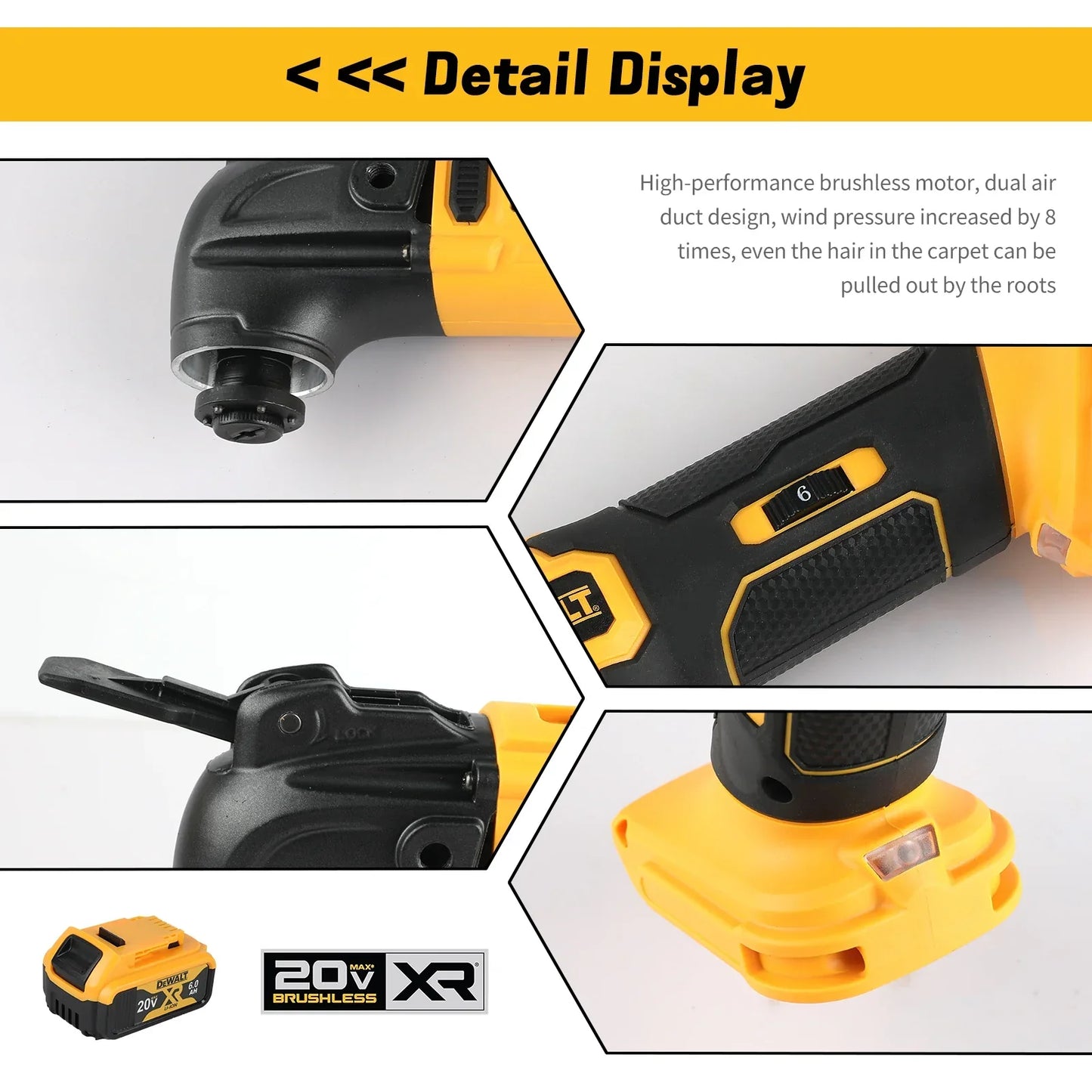 Utensile oscillante DeWalt Brushless a sgancio rapido — strumento multifunzionale, macchina da taglio elettrica ricaricabile