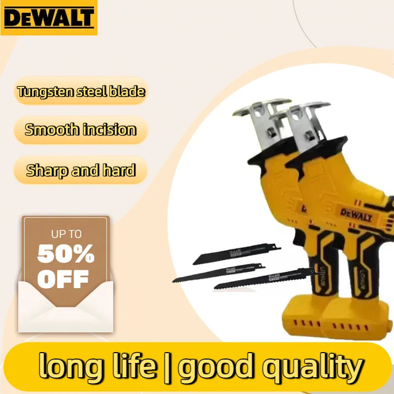 Dewalt 2800 RPM 3999 W Sega Elettrica Brushless 20 V — Sega reciproca cordless per taglio di metallo, legno e tubi, utensile elettrico potente
